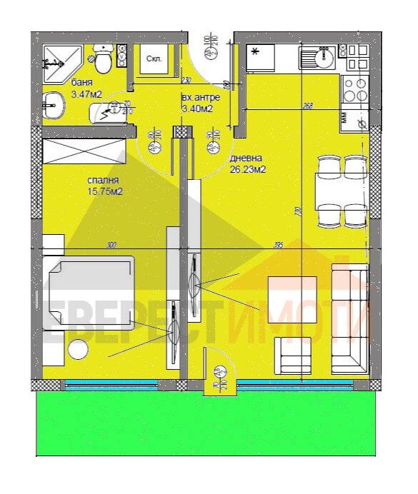 Продава  2-стаен град Пловдив , Въстанически , 78 кв.м | 41338777 - изображение [2]