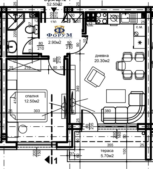 Продава 2-СТАЕН, гр. Пловдив, Беломорски, снимка 1 - Aпартаменти - 48713857