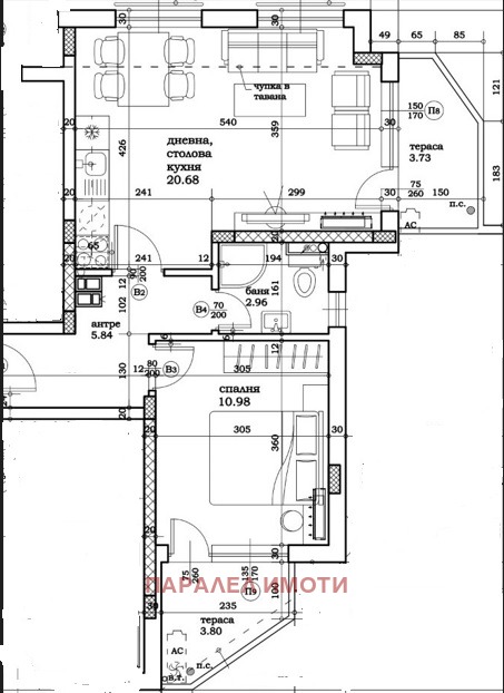 Продава 2-СТАЕН, гр. Пловдив, Тракия, снимка 1 - Aпартаменти - 46702214