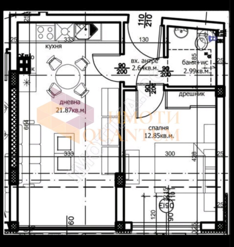 Продава  2-стаен град Варна , Левски 1 , 58 кв.м | 11041837