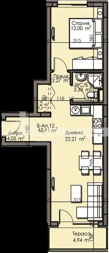 For Sale  1 bedroom Burgas , Izgrev , 66 sq.m | 12655703 - image [3]