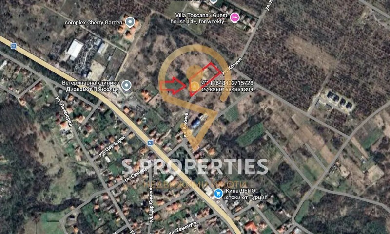 Продава ПАРЦЕЛ в област Варна, с. Приселци - 2135 кв.м / 191 900 € » 375 323.78 лв., ЕС ПРОПЪРТИС