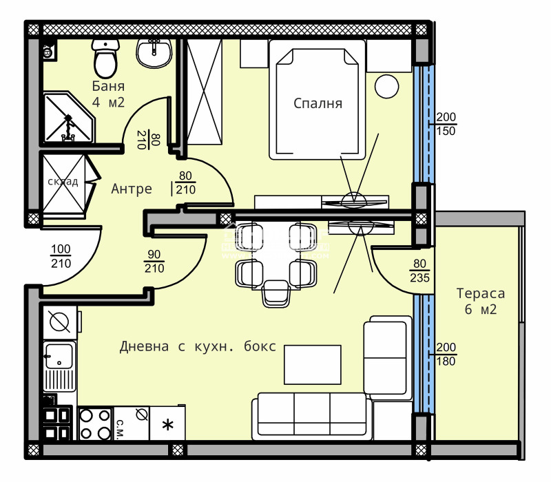 À vendre  1 chambre Plovdiv , Vastanitcheski , 60 m² | 88714342 - image [2]