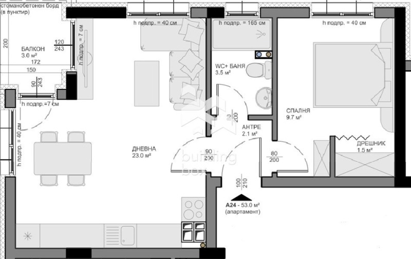Продава 2-СТАЕН, гр. Варна, Владислав Варненчик 1, снимка 2 - Апартаменти - 53164359