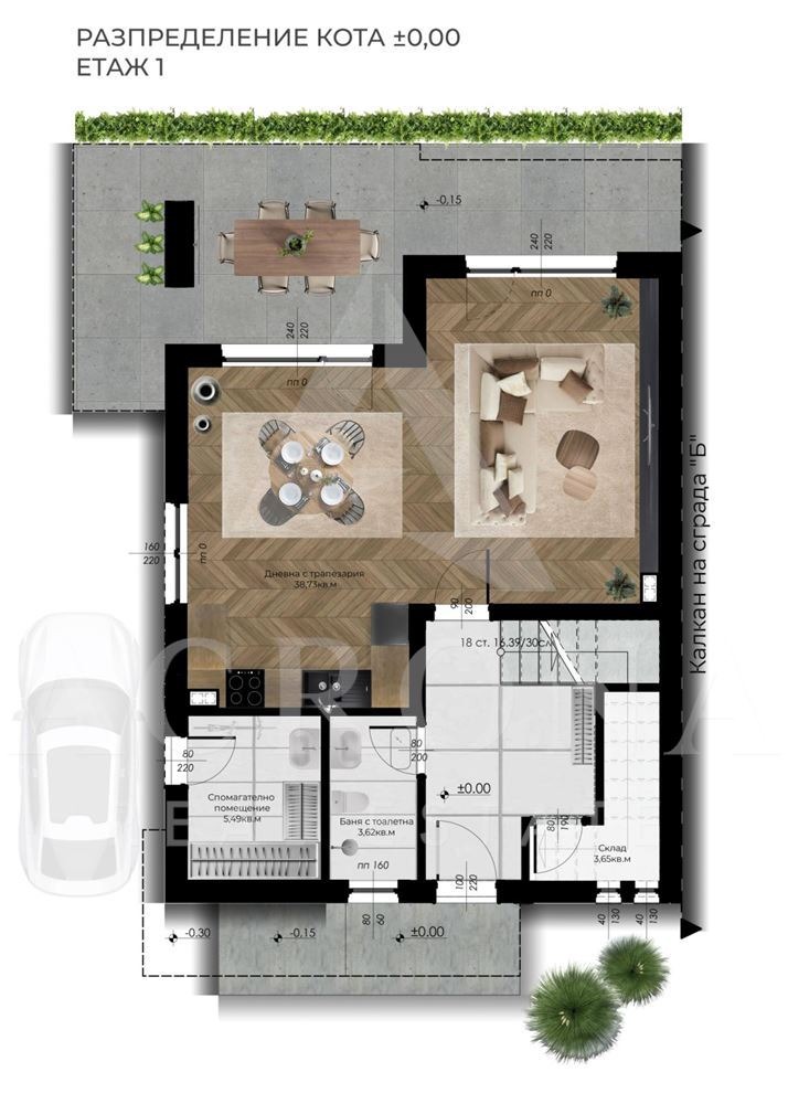 Продава КЪЩА, с. Войводиново, област Пловдив, снимка 5 - Къщи - 53428479