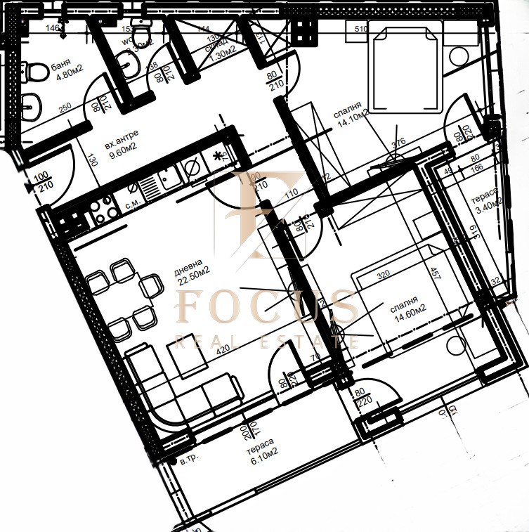 Продава 3-СТАЕН, гр. Пловдив, Южен, снимка 1 - Aпартаменти - 48028403