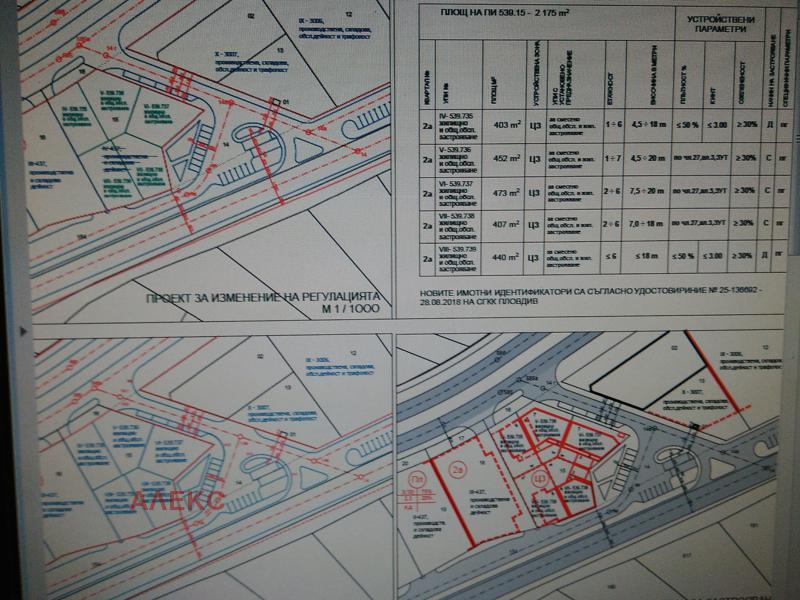 Til salgs  Plott Plovdiv , Trakija , 925 kvm | 61638109 - bilde [2]