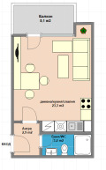 Продава 1-СТАЕН, град София, Малинова долина • 110000 € • 34118191 — Holmes.bg