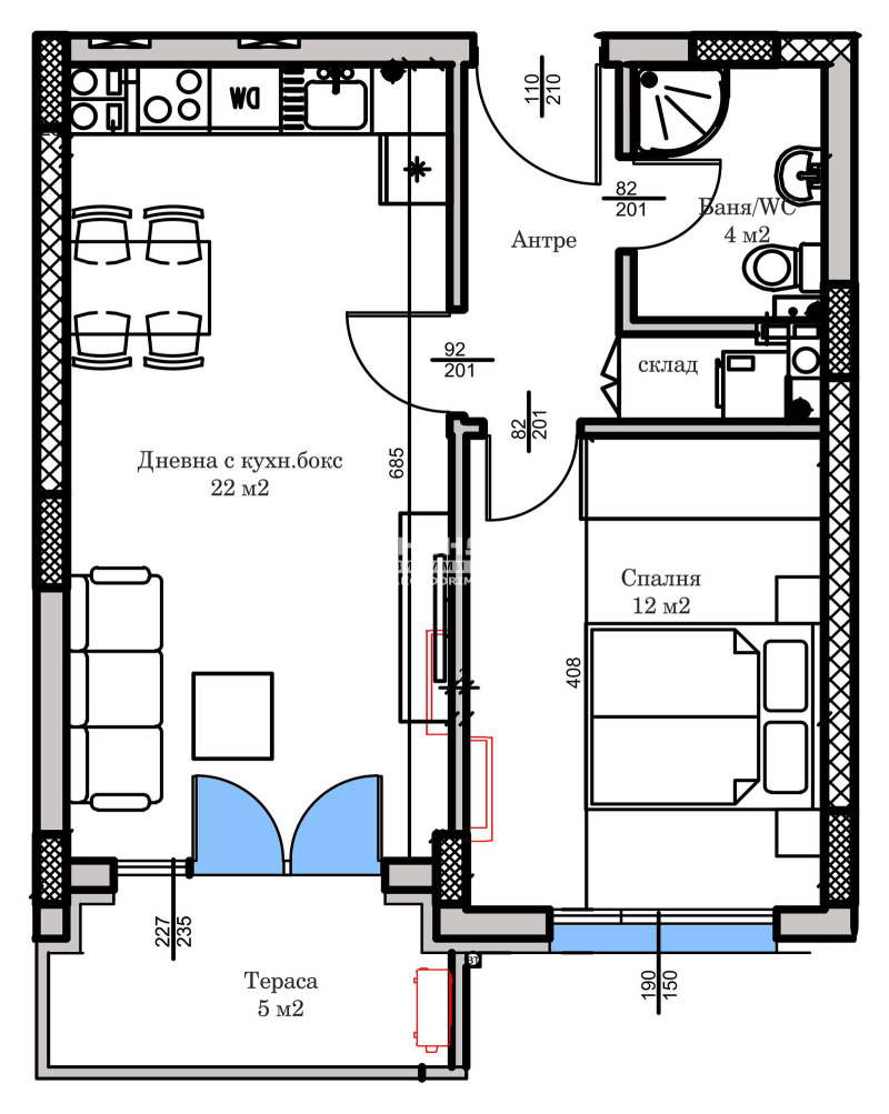 Продава 2-СТАЕН, гр. Пловдив, Христо Смирненски, снимка 1 - Aпартаменти - 47541191