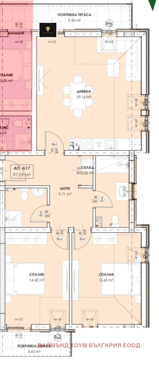 Zu verkaufen  2 Schlafzimmer Plowdiw , Ostromila , 126 qm | 21539247 - Bild [14]