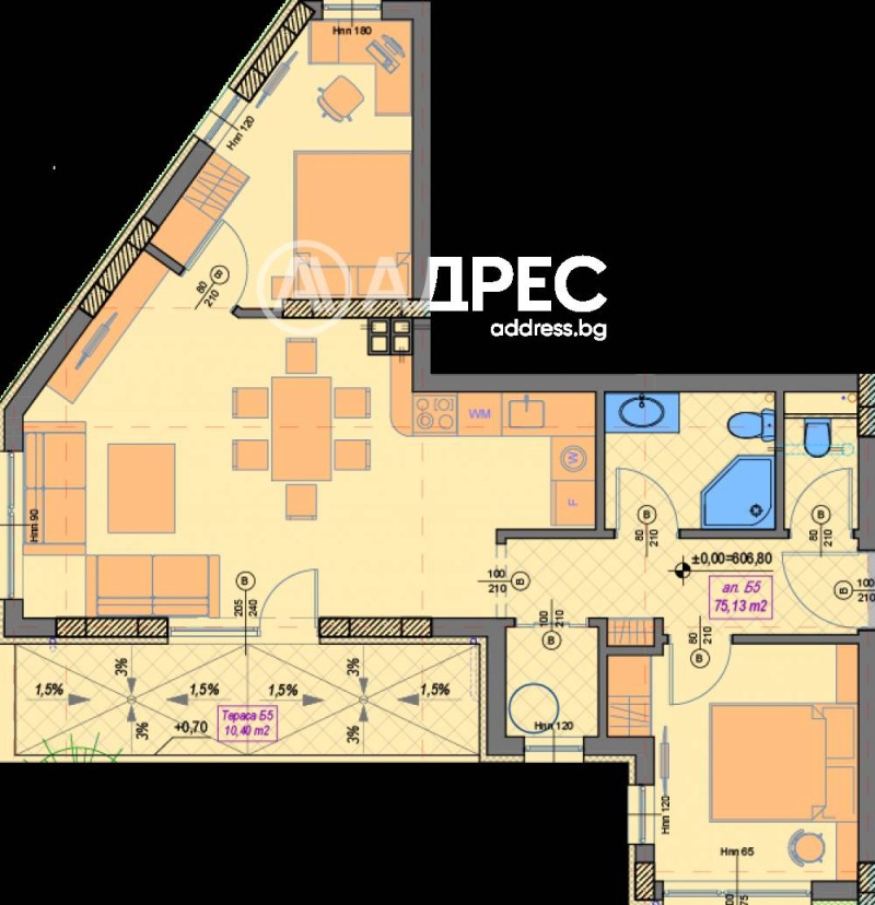 Продава 3-СТАЕН, гр. София, Манастирски ливади, снимка 3 - Апартаменти - 53149006