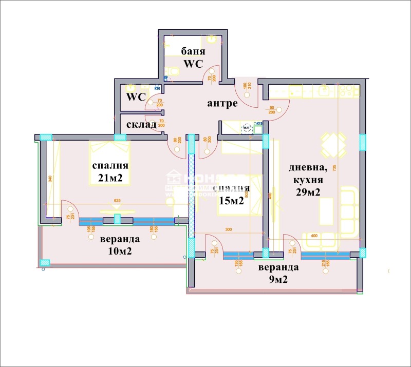 Продава 3-СТАЕН, гр. Пловдив, Кючук Париж, снимка 14 - Апартаменти - 53339637