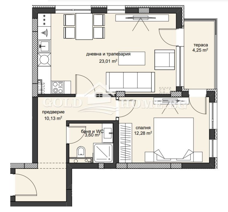 Продава 2-СТАЕН, гр. Пловдив, Христо Смирненски, снимка 3 - Aпартаменти - 46915735