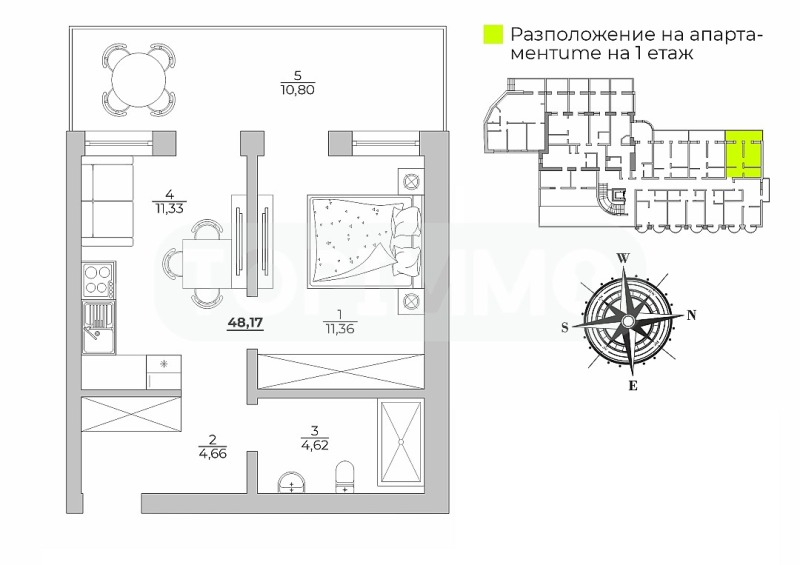 Продава 2-СТАЕН, гр. Варна, м-т Ален мак, снимка 6 - Aпартаменти - 48386933