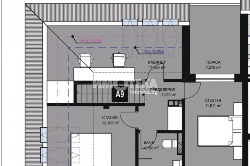 Satılık  3+ yatak odası Sofia , Krastova vada , 129 metrekare | 27727658 - görüntü [5]