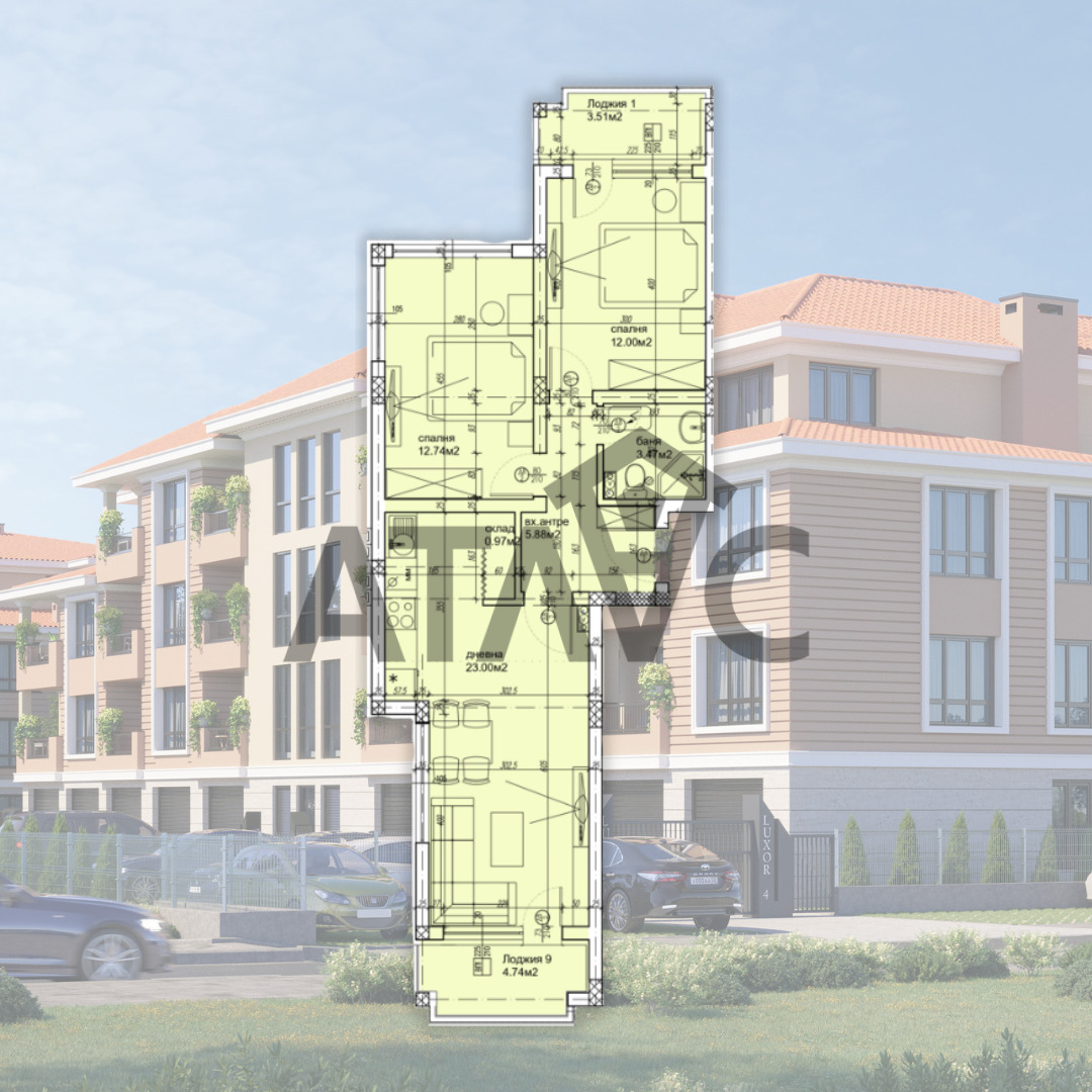 Продава 3-СТАЕН, гр. Пловдив, Остромила