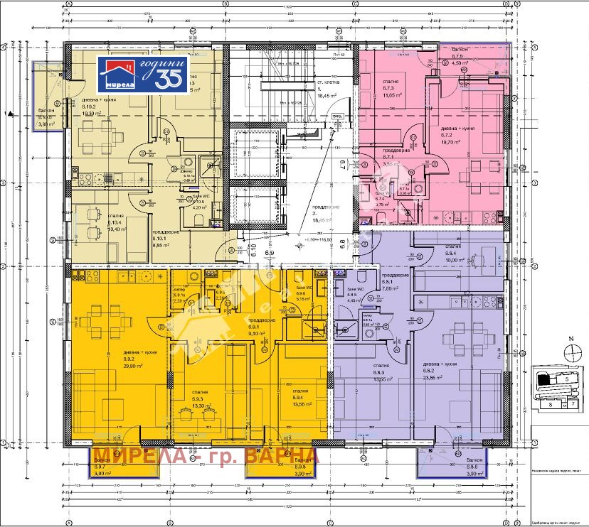 Продава 3-СТАЕН, гр. Варна, Кайсиева градина, снимка 3 - Апартаменти - 55920170