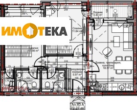 Продава 3-стаен град София Младост 4 - [1] 