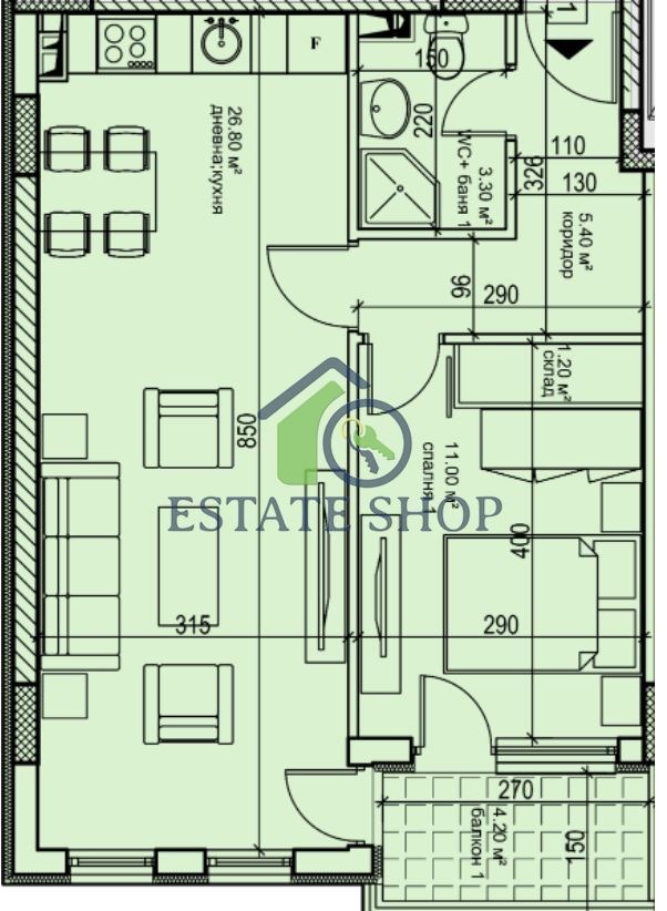 Te koop  1 slaapkamer Plovdiv , Karsjijaka , 71 m² | 23442385 - afbeelding [16]
