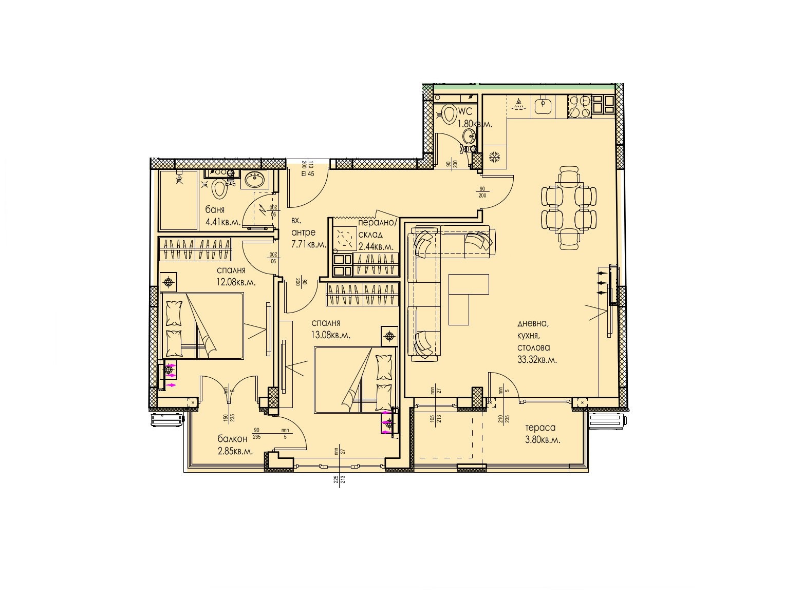 Продава 2-СТАЕН, гр. Пловдив, Кючук Париж, снимка 6 - Апартаменти - 55380688