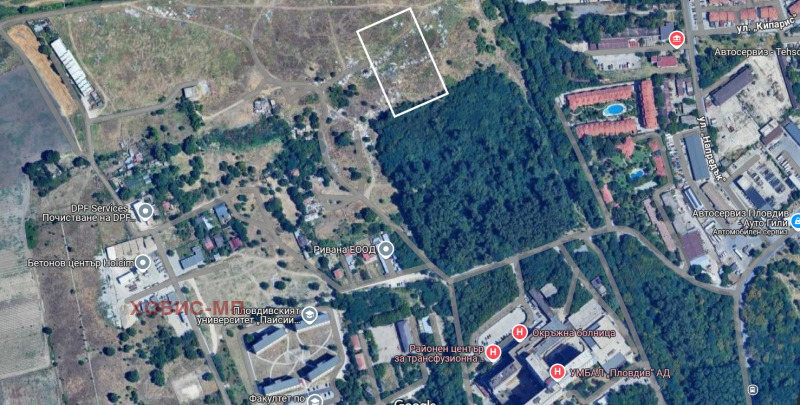 Продава ПАРЦЕЛ в град Пловдив, Кършияка - 1965 кв.м / 196 500 € » 384 320.60 лв., ХОБИС-МП