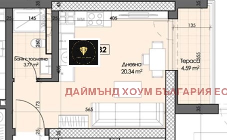 Продава  1-стаен град Пловдив , Гагарин , 44 кв.м | 17167164 - изображение [2]