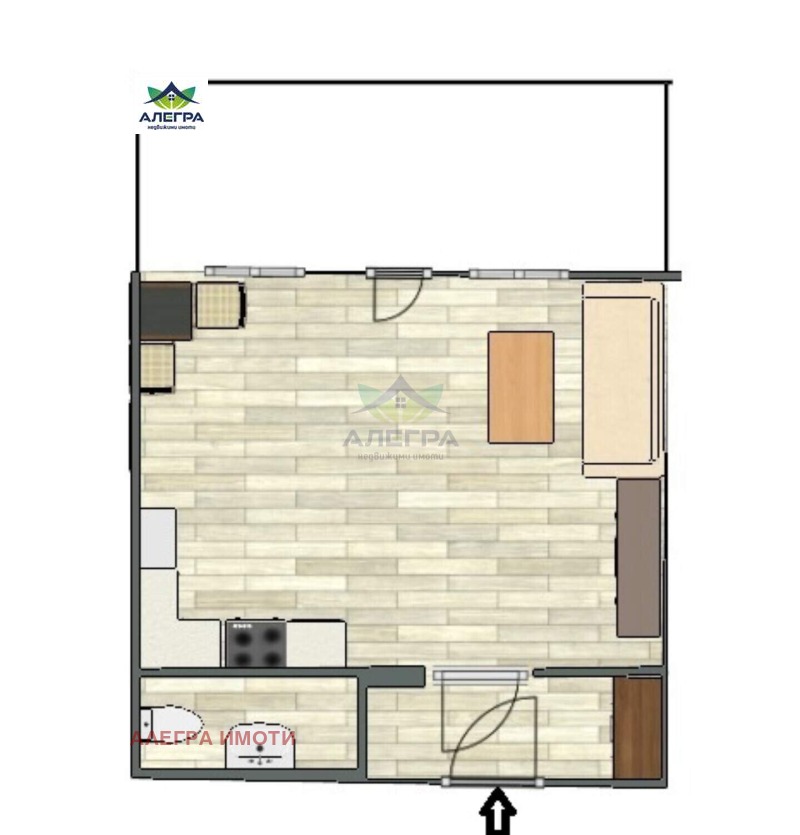 For Sale  Studio Pazardzhik , Promishlena zona , 42 sq.m | 95524673 - image [2]