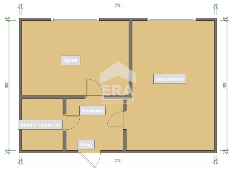 Продава 1-СТАЕН, гр. Силистра, Център, снимка 4 - Апартаменти - 55632426