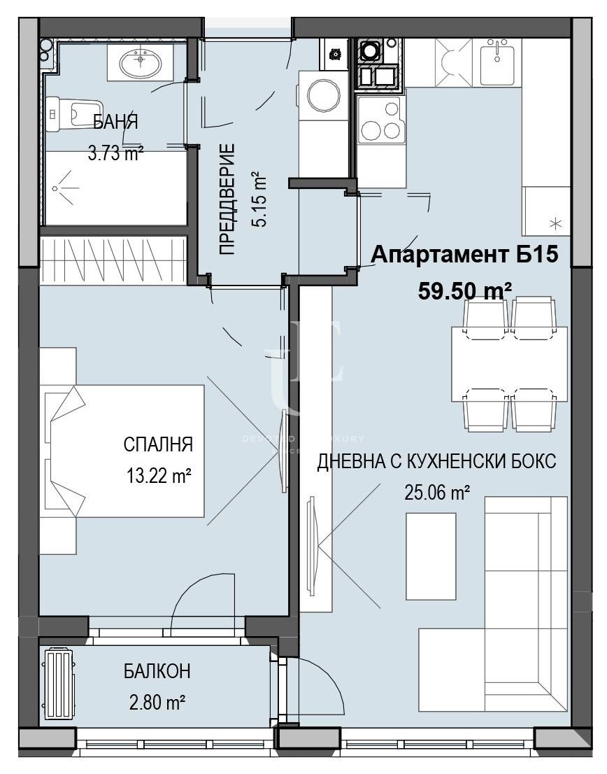 Продава 2-СТАЕН, гр. София, Кръстова вада, снимка 3 - Апартаменти - 53809858
