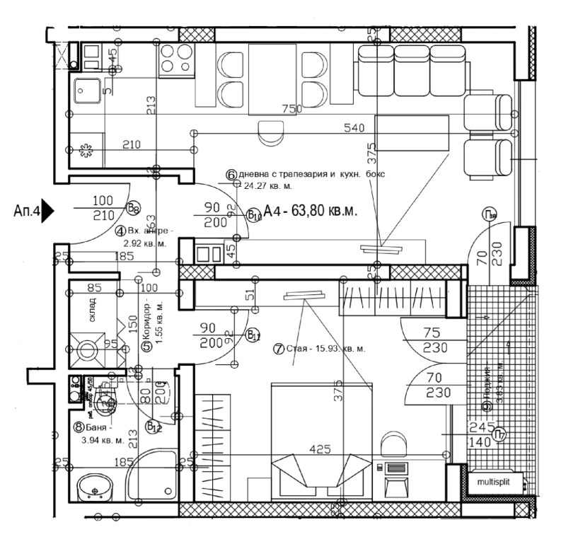 Продава  2-стаен град София , Левски , 76 кв.м | 22345699 - изображение [2]