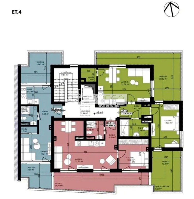 Продается  1 спальня область Бургас , Созопол , 91 кв.м | 39928721 - изображение [2]