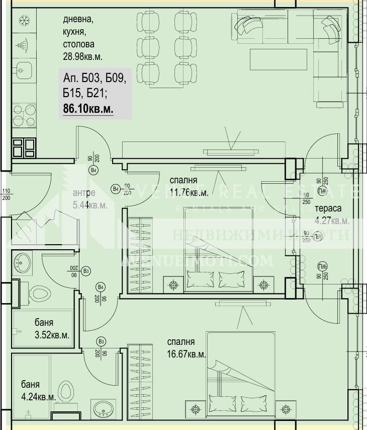 Продава 3-СТАЕН, гр. Пловдив, Кършияка, снимка 3 - Апартаменти - 53201134