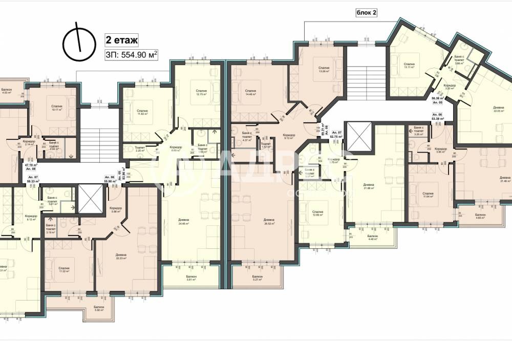 Продава 2-СТАЕН, гр. Варна, Аспарухово, снимка 3 - Апартаменти - 55090961