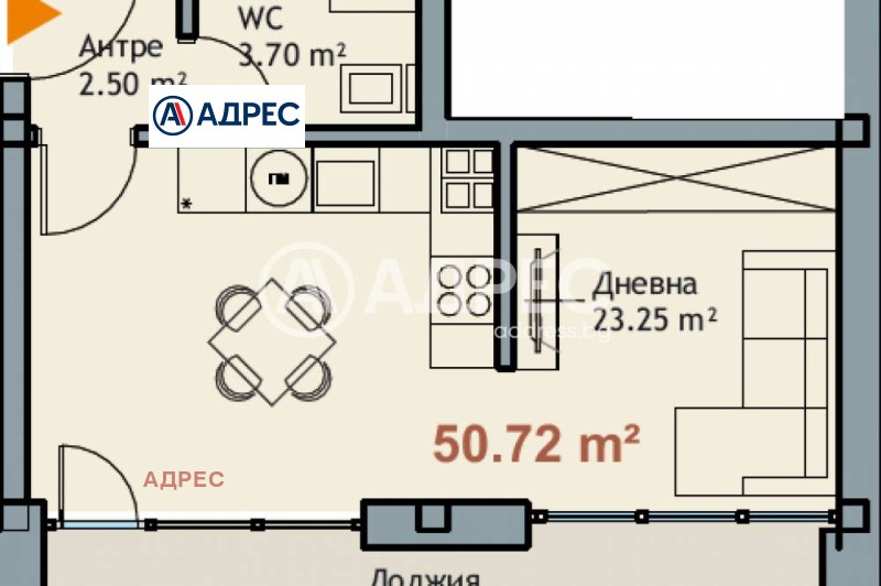 Eladó  Stúdió Varna , k.k. Csajka , 51 négyzetméter | 58079702 - kép [4]