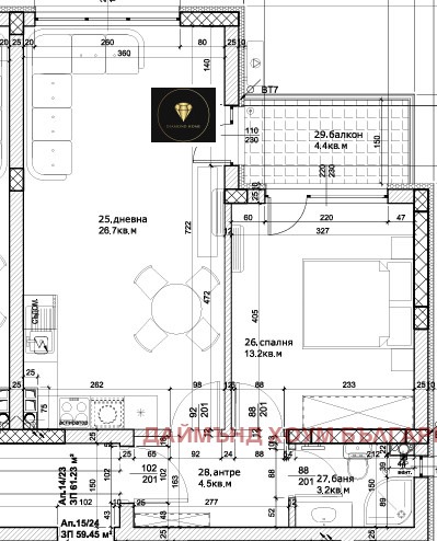 Продава  2-стаен град Пловдив , Остромила , 69 кв.м | 76322958 - изображение [2]