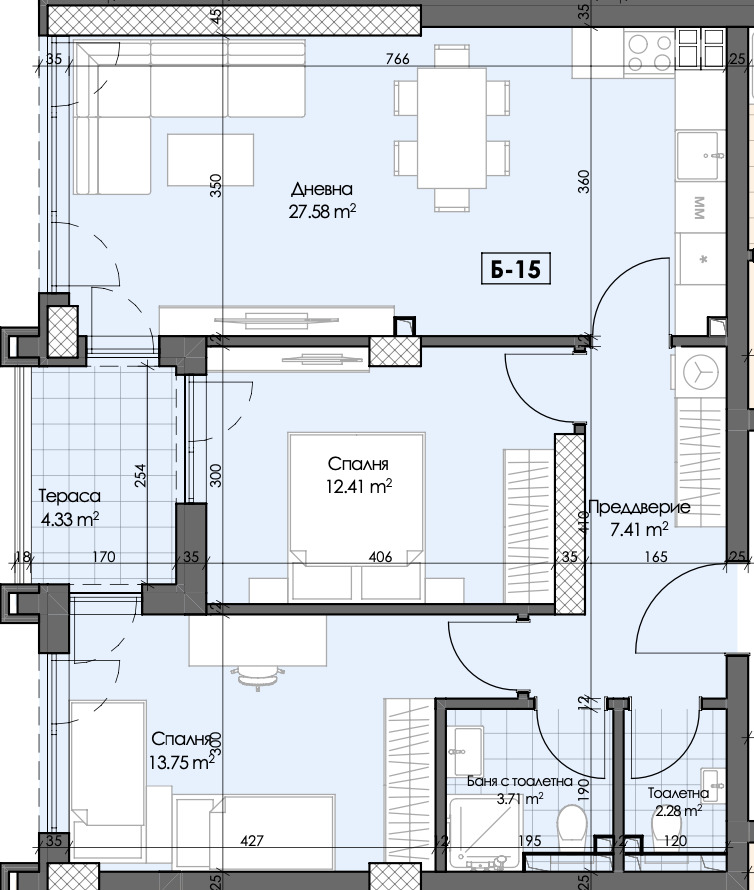 Продава  3-стаен град Пловдив , Кършияка , 99 кв.м | 88932000 - изображение [2]