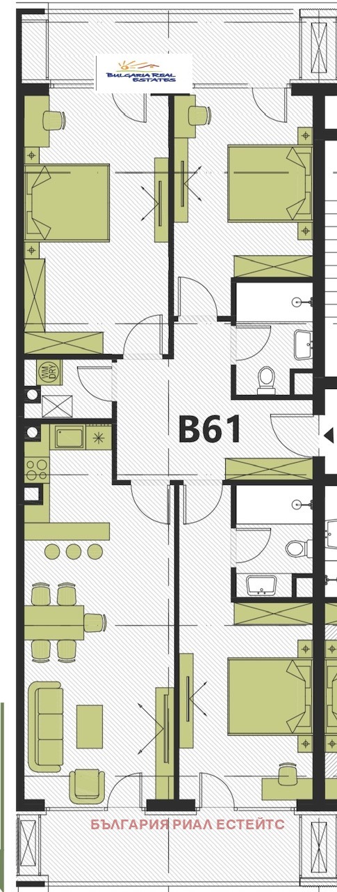 Продава 4-СТАЕН, гр. София, Кръстова вада, снимка 16 - Апартаменти - 53698604