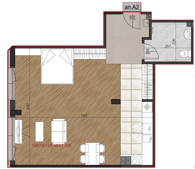 De vânzare  1 dormitor Sofia , Crâstova vada , 78 mp | 95176461 - imagine [2]