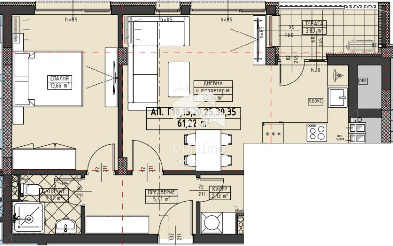 Продава 2-СТАЕН, гр. Пловдив, Христо Смирненски, снимка 1 - Aпартаменти - 47311407