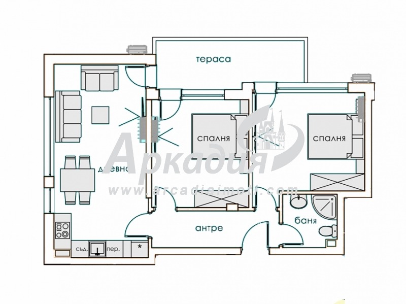 Продава 3-СТАЕН, гр. Пловдив, Център, снимка 2 - Апартаменти - 52660434