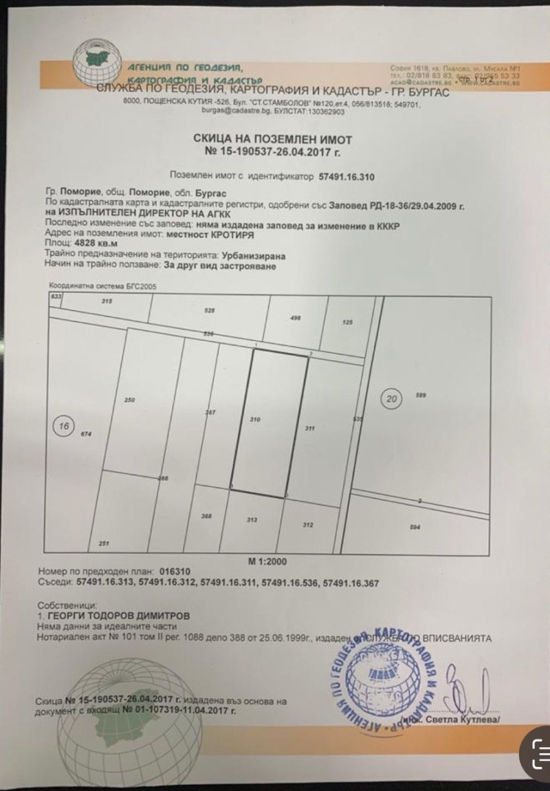 Продава ПАРЦЕЛ, гр. Поморие, област Бургас, снимка 3 - Парцели - 49524799