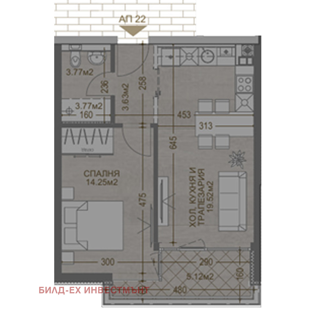 Продава 2-СТАЕН, гр. София, Манастирски ливади, снимка 4 - Апартаменти - 53984266