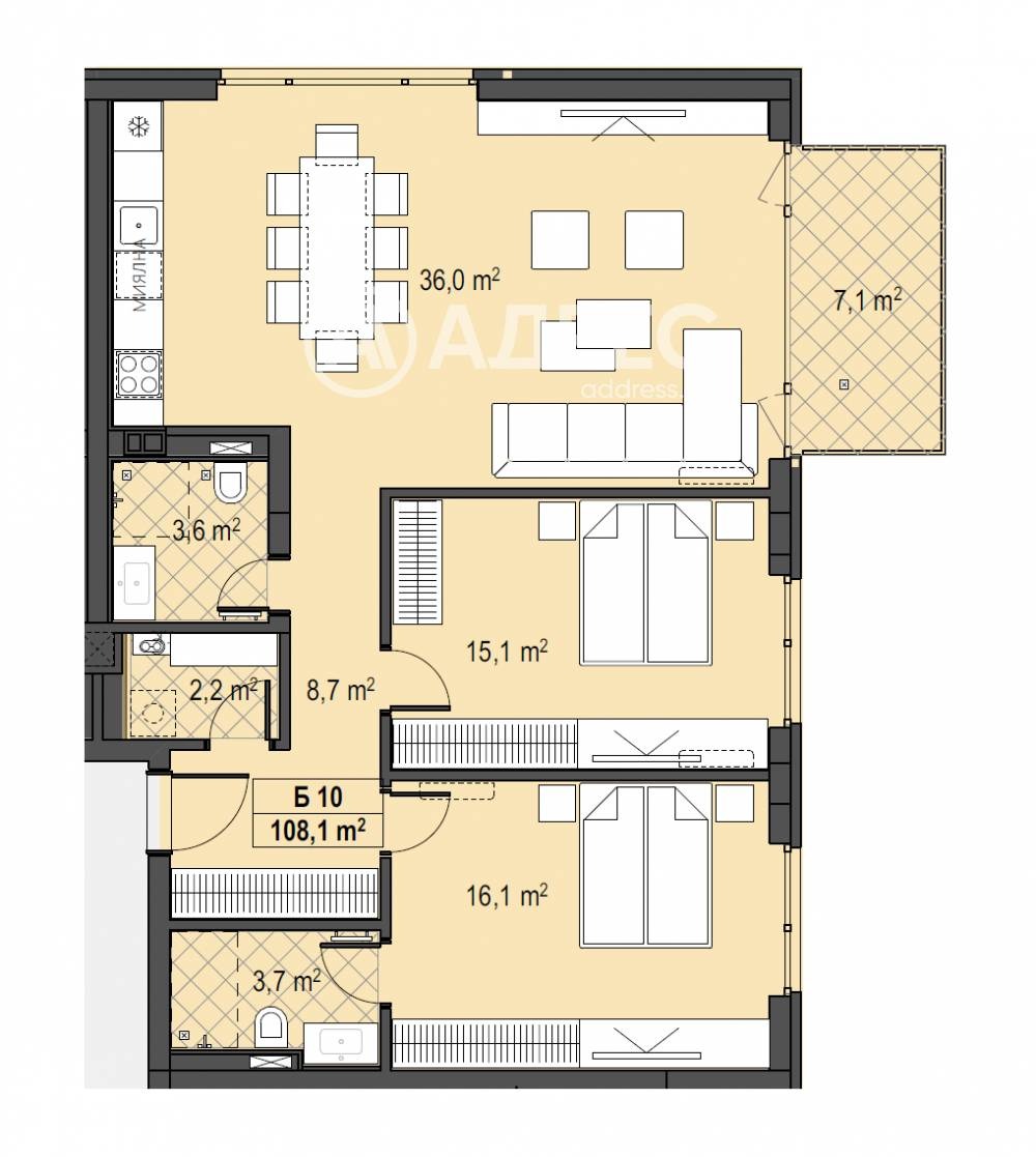 Продава 3-СТАЕН, гр. София, Бояна, снимка 4 - Апартаменти - 54143479