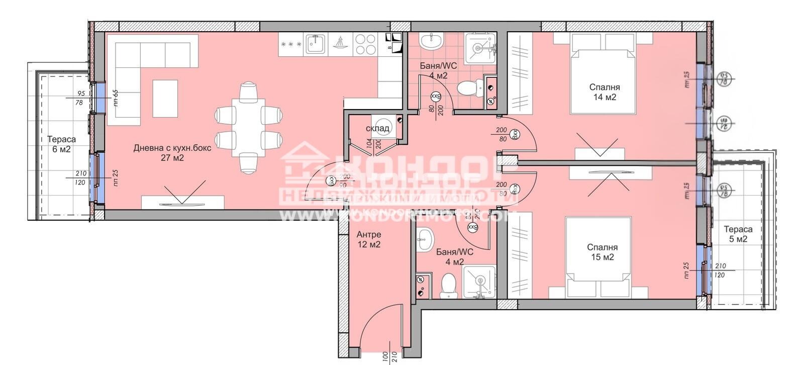 Продава 3-СТАЕН, гр. Пловдив, Остромила, снимка 12 - Апартаменти - 54518539