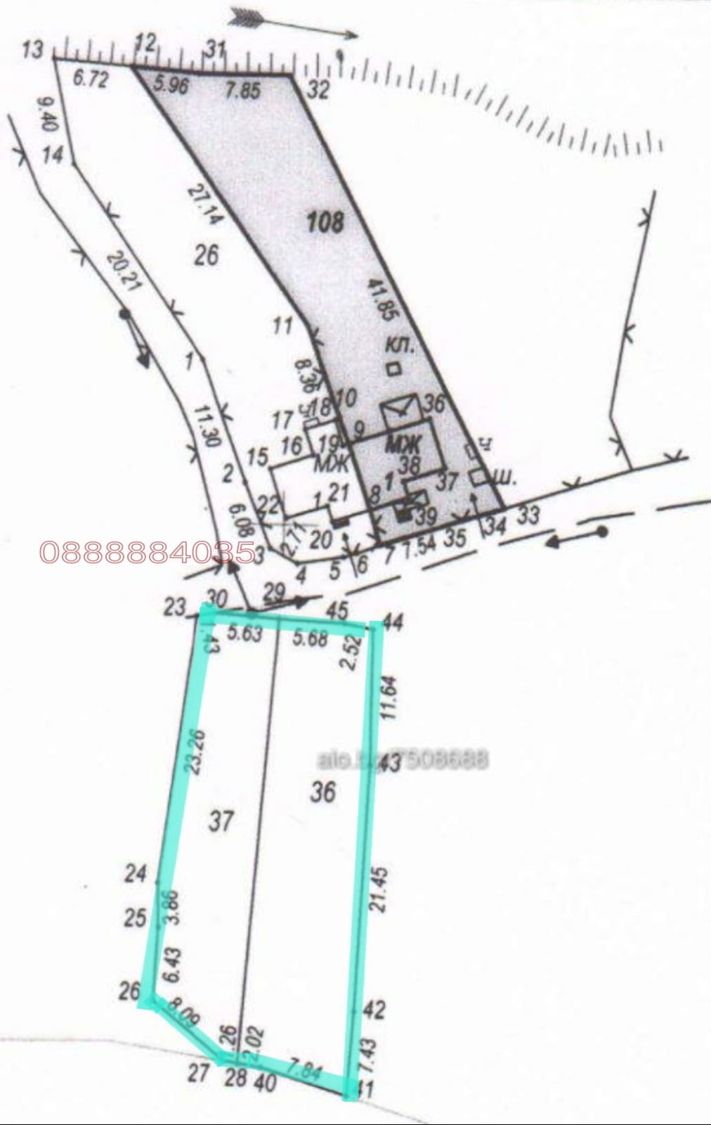 Продава ПАРЦЕЛ, с. Гоз, област Перник, снимка 14 - Парцели - 54193479