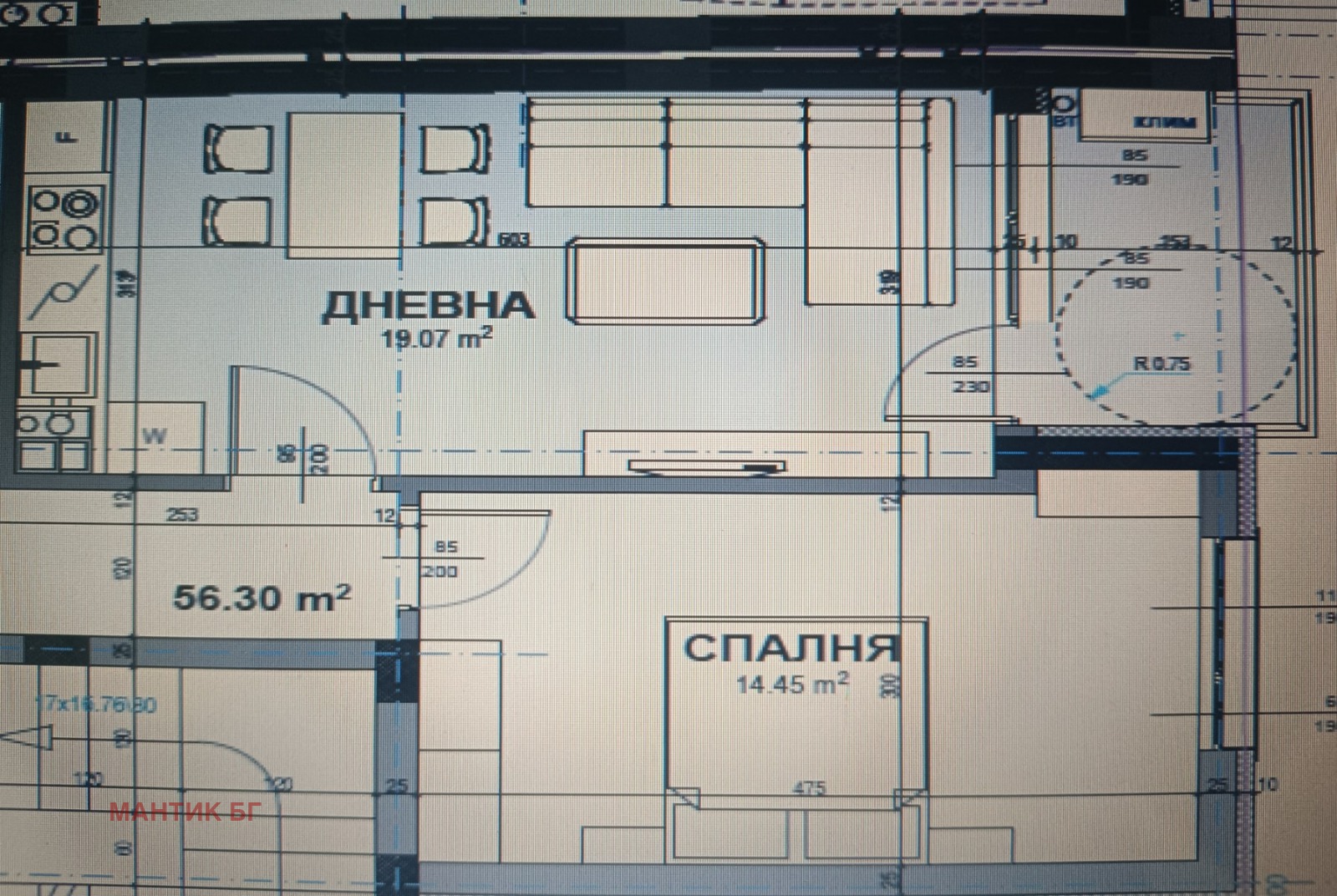 Продава 2-СТАЕН, гр. Стара Загора, Център, снимка 3 - Апартаменти - 53775799