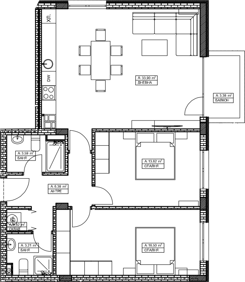 Zu verkaufen  2 Schlafzimmer Sofia , Witoscha , 107 qm | 68368489 - Bild [2]