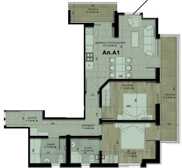 Продава  3-стаен град София , Младост 1 , 120 кв.м | 79504167 - изображение [5]