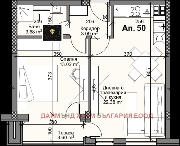 Til salg  1 soveværelse Plovdiv , Karshiyaka , 67 kvm | 57321268 - billede [2]