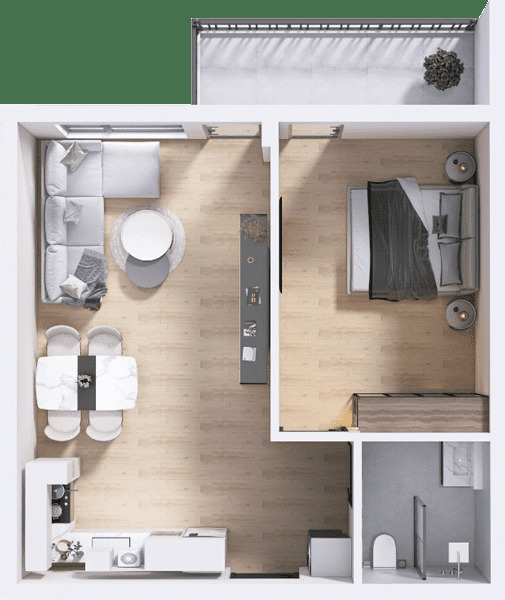 Продава 2-СТАЕН, гр. Пловдив, Христо Смирненски, снимка 3 - Апартаменти - 55401820